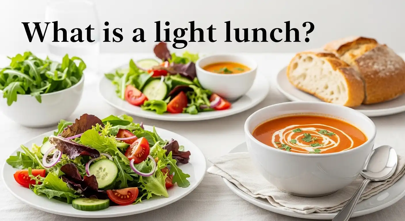 What is a light lunch?